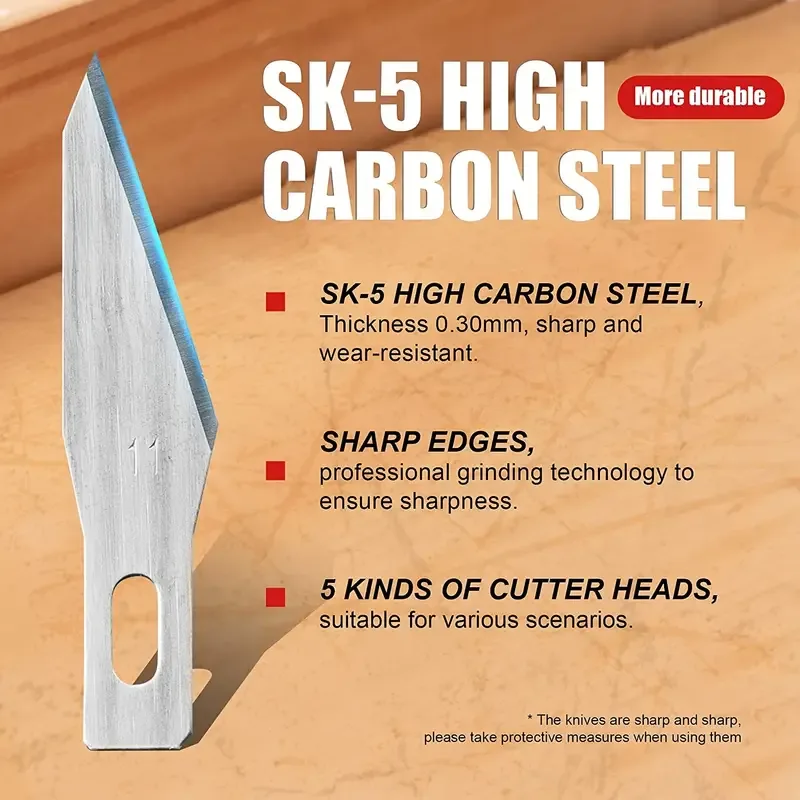 EZARC 14 Piece Hobby Knife Set - Image 2
