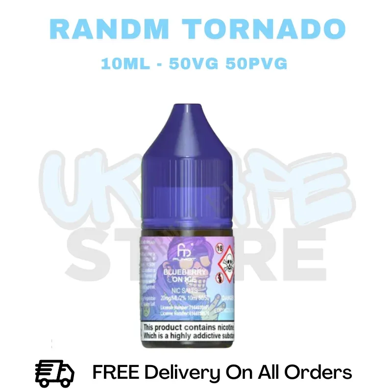 RandM Tornado 7000 Blueberry ON ICE Nic Salt