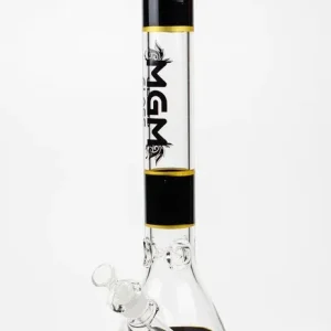 MGM 18" Glass 7mm Beaker Glass Water Bong