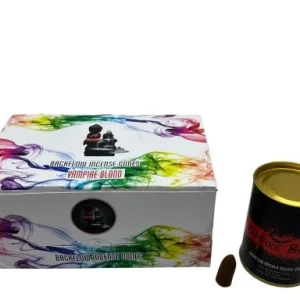 Goloka Backflow Cones - Vampire Blood Backflow Incense 24 Cones