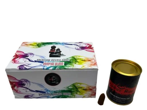 Goloka Backflow Cones - Vampire Blood Backflow Incense 24 Cones