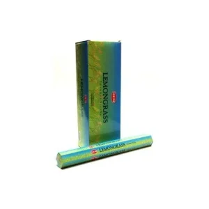HEM Lemongrass 9″ Incense Sticks – Hex Box (20g)