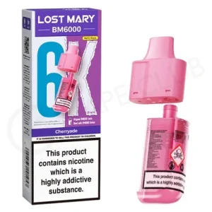 Cherryade Lost Mary BM6000 Refill Pod
