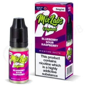 Blueberry Sour Raspberry Nic Salt E-Liquid by Mix Labs