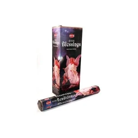 HEM Divine Blessings 9″ Incense Sticks – Hex Box (20g)