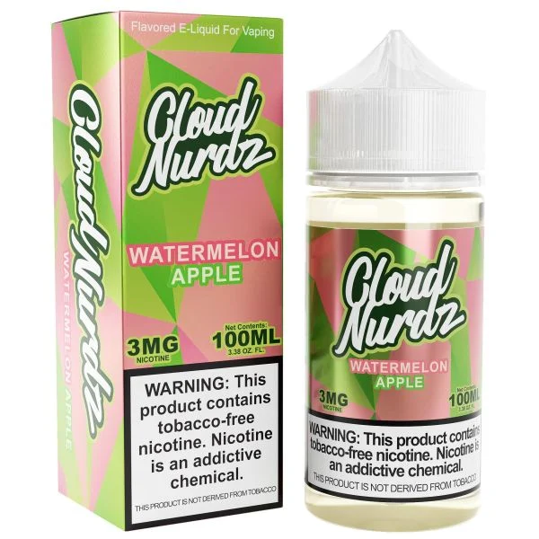 Cloud Nurdz Watermelon Apple E-Liquid - (100 mL)