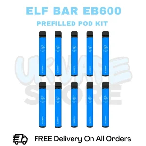 Blueberry ELF Bar EB600 Box Of 10