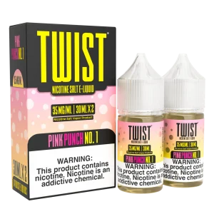 Pink Punch No. 1 Salt by Twist E-Liquid – 30mL x 2