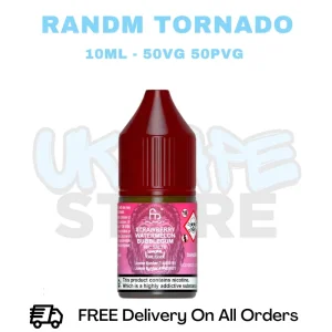 RandM Tornado 7000 Strawberry Watermelon Bubblegum Nic Salt