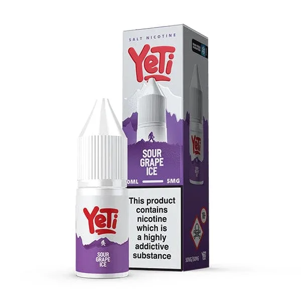 Sour Grape Ice Nic Salt By Yeti Summit