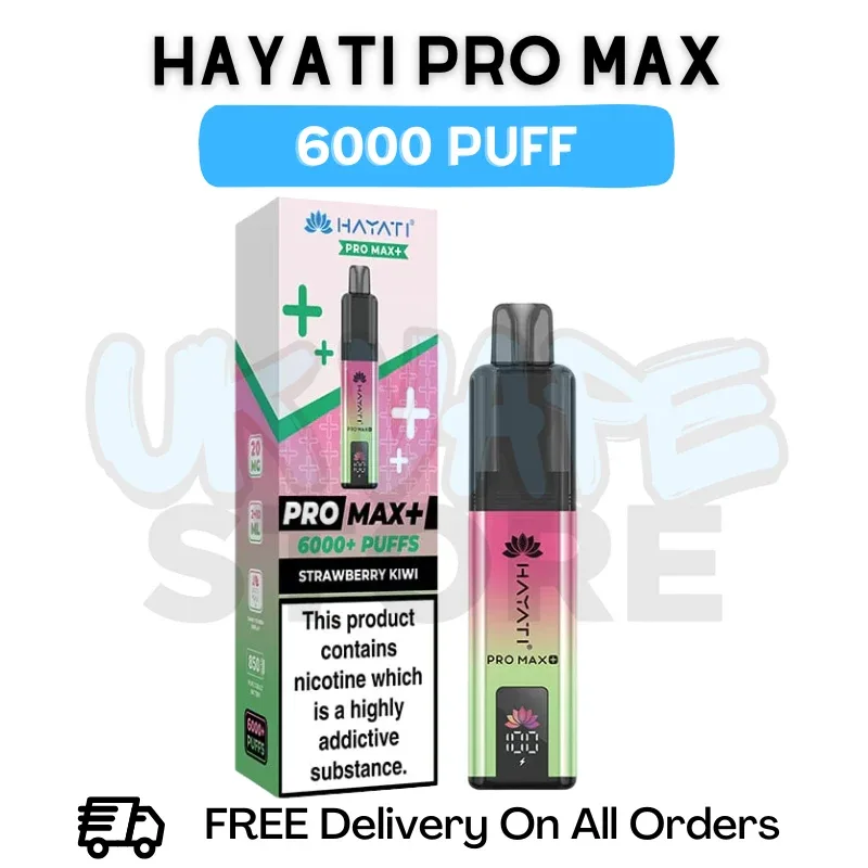 Strawberry Kiwi Hayati Pro Max 6000 Kit