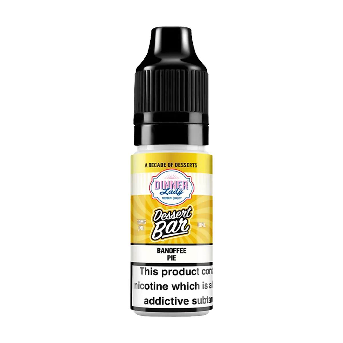 Banoffee Pie Nic Salt by Dinner Lady Dessert Bar Range