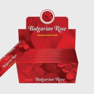 Nandita - Bulgarian Rose Incense Natural & Organic Hand-rolled Masala Incense Sticks 15g