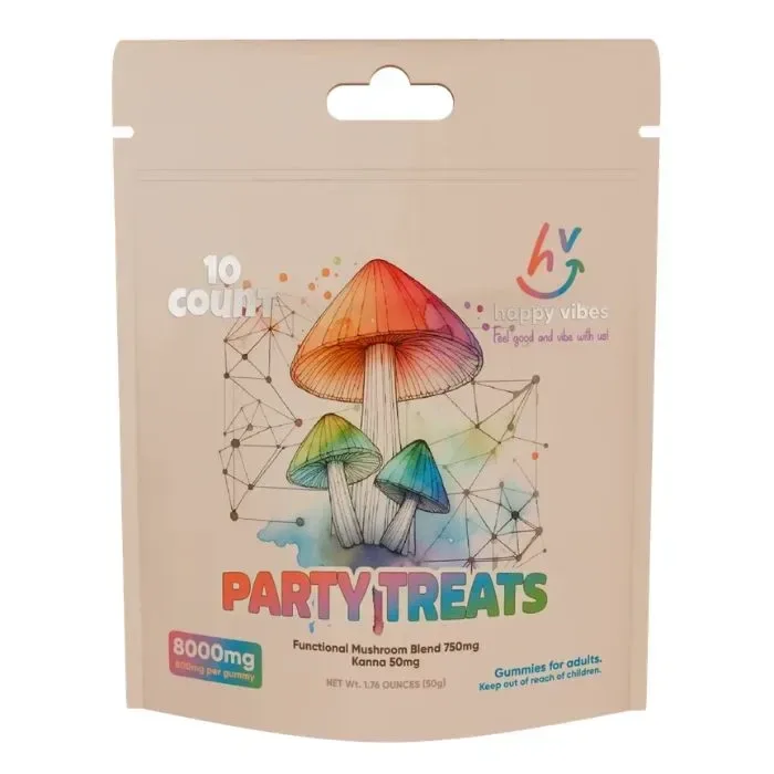 Happy Vibes Party Treats Amanita Muscaria Gummies