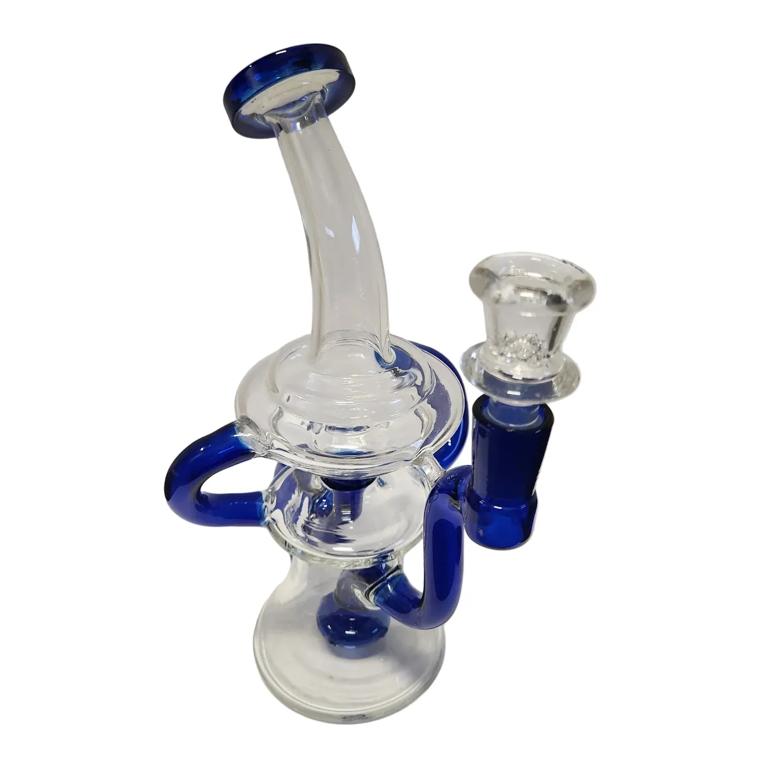 9" Perc Recycler Bong