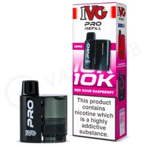 Red Sour Raspberry IVG Pro 12 Refill Pack