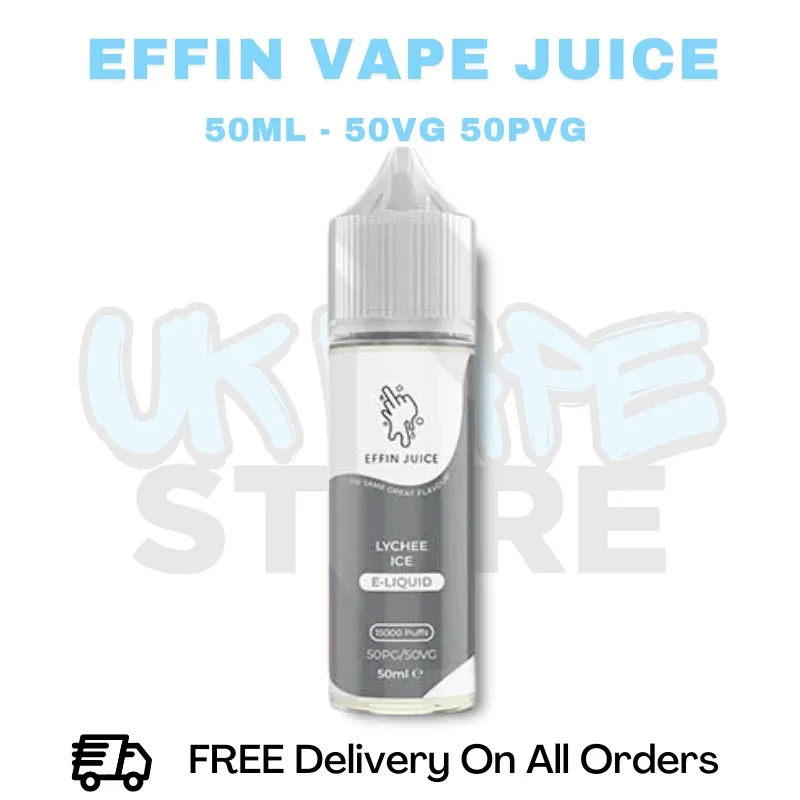 Lychee Ice Effin Juice Shortfil 50ML