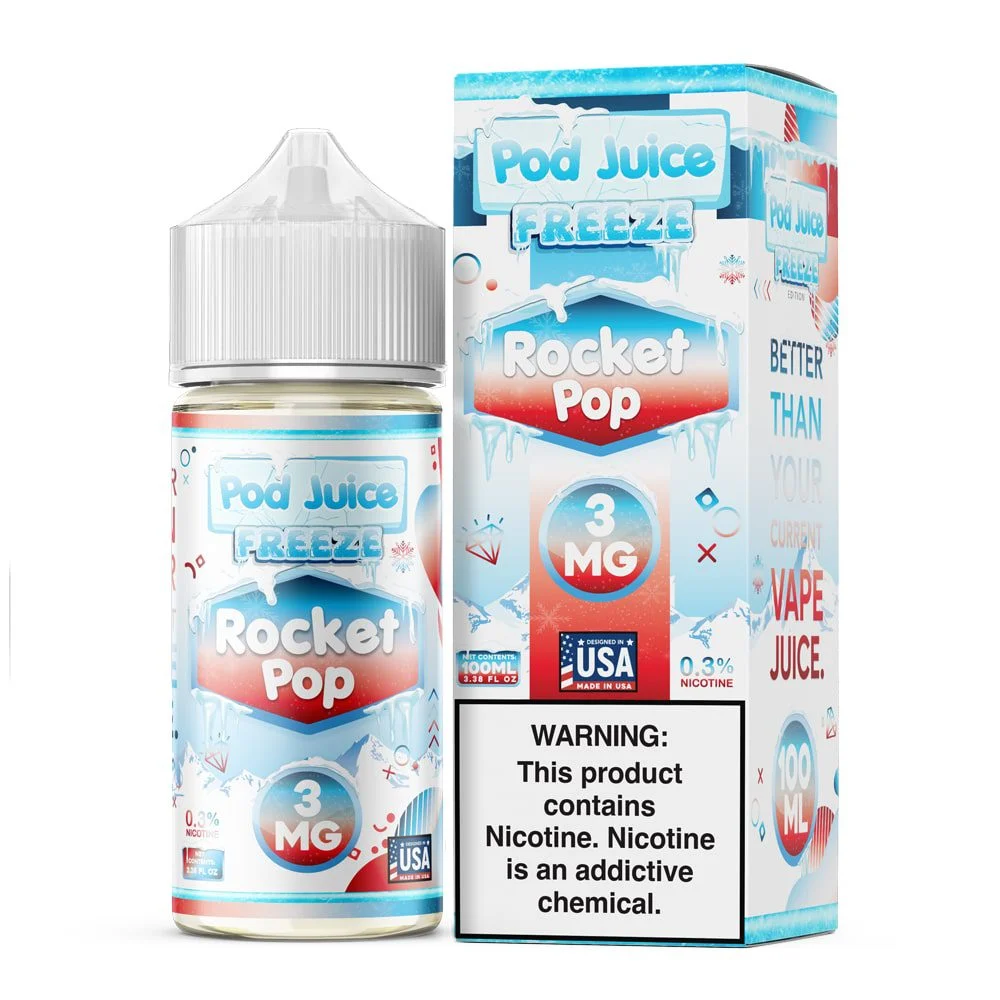 Rocket Pop Freeze by Pod Juice – 100mL