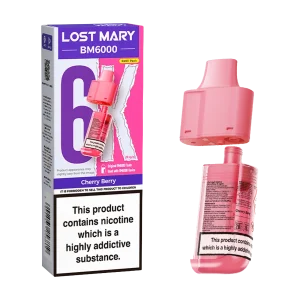 Cherry Berry Lost Mary BM6000 Refill Pack