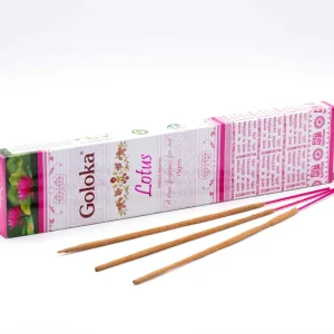 Goloka – Lotus 9″ Incense Sticks (15g)