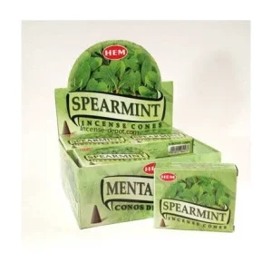 HEM - Spearmint Incense Cones (10 Cones)