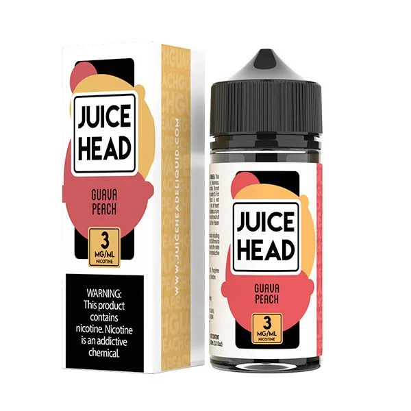 Juice Head Guava Peach E-Liquid - (100mL)