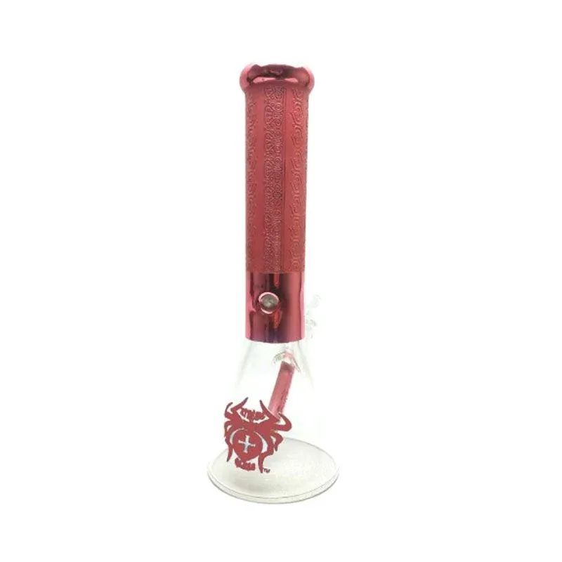 Xtreme - 13″ 7mm Glass Clear & Colours Bong - Image 2