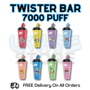 Twister Bar 7000 Puffs 7K Bar Twist Disposable Kit - ONLY £5.99