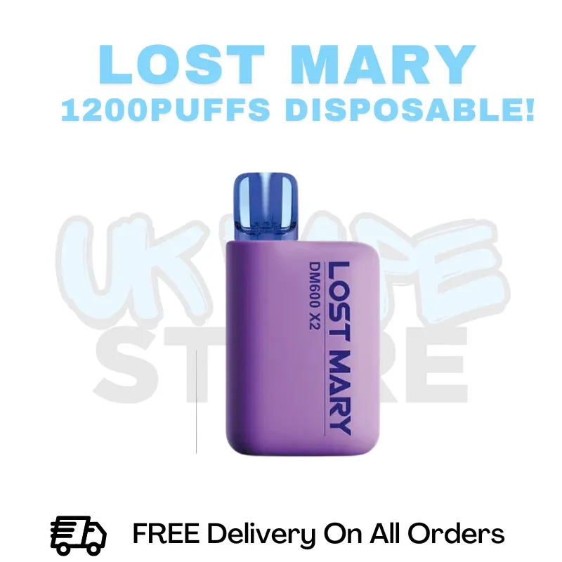 Blueberry Lost Mary DM600 X2 1200Puff Disposable Vape Kit