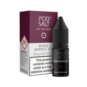 Pod Salts Mixed Berries Ice 10ml Nic Salt Eliquid