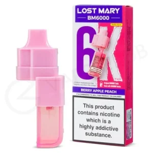 Berry Apple Peach Lost Mary BM6000 Refill Pack