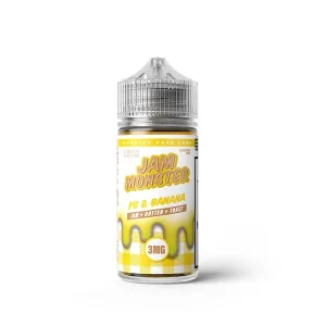 Peanut Butter & Banana by Jam Monster E-Liquids (100mL)