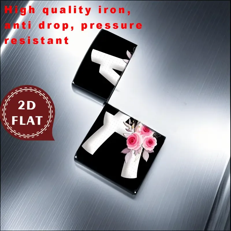 2D Flat Elegant Rose "A" Monogram Design Lighter Shell - Image 2