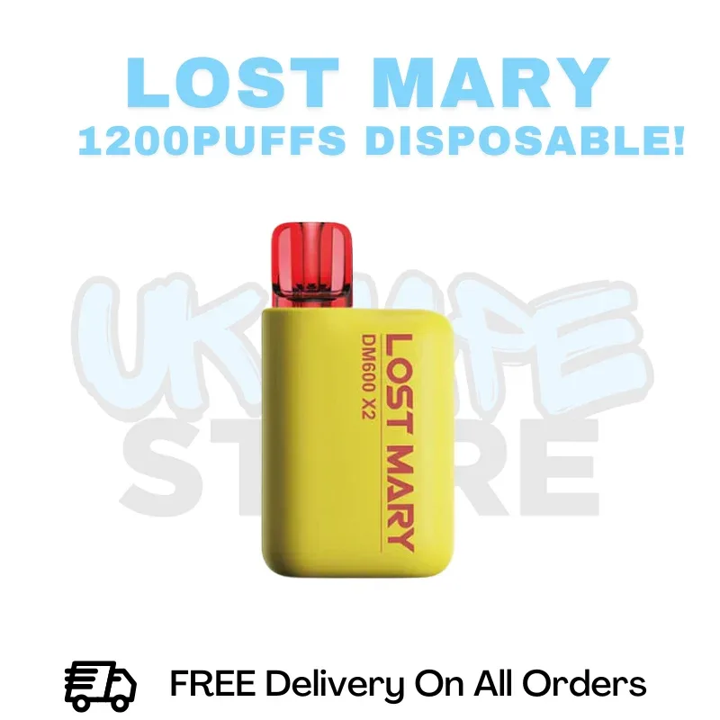 Lemon Lime Lost Mary DM600 X2 1200Puff Disposable Vape Kit