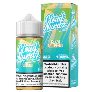 Cloud Nurdz Kiwi Melon Iced E-liquid - (100mL)