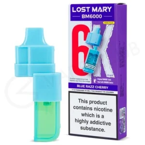 Blue Razz Cherry Lost Mary BM6000 Refill Pod