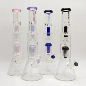 Fortune - 16" 7mm Double-Disk Percolator Beaker