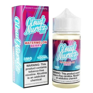 Cloud Nurdz Watermelon Berry Iced E-liquid - (100mL)