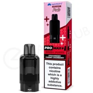 Strawberry Cherry Cranberry Hayati Pro Max Plus Refill Pack