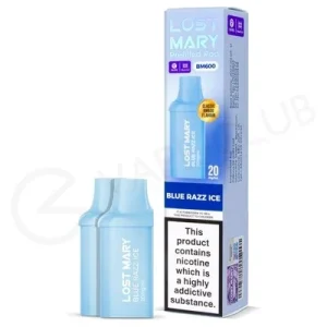 Blue Razz Ice Lost Mary BM600 Prefilled Pods