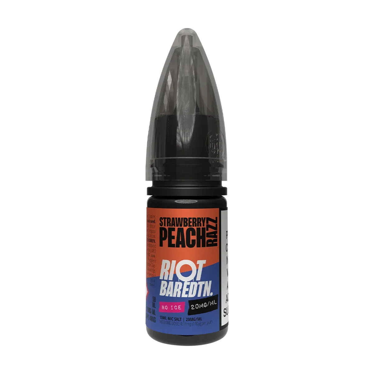 Strawberry Peach Razz Riot Bar EDTN Nic Salt 10ml - Image 2
