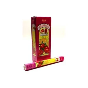 HEM Strawberry 9″ Incense Sticks – Hex Box (20g)