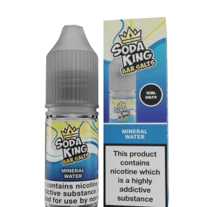 Mineral Water Nic Salt By Soda King Bar salt