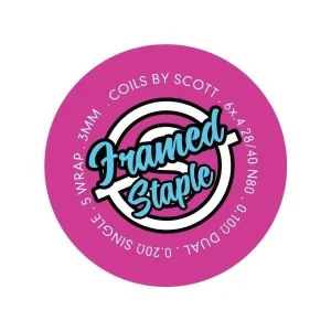 0.10 Framed Staple Handmade Coils By Scott