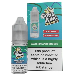 Watermelon Breeze Nic Salt By Soda King Bar Salt