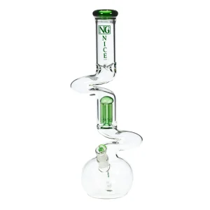 Nice Glass - 18" Double Zong 4-Arm Perc Beaker
