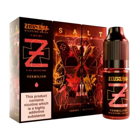 Zeus Juice Vermilion Nic Salt 10ml E-Liquid - Image 2