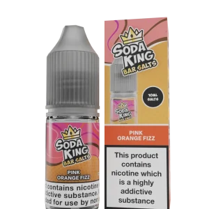 Pink Orange Fizz Nic Salt By Soda King Bar Salt