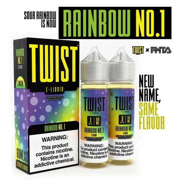 Rainbow No.1 by Twist E-liquids - ( 2 Pack)
