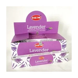 HEM – Lavender Premium Hand-Rolled Masala Incense (15g)